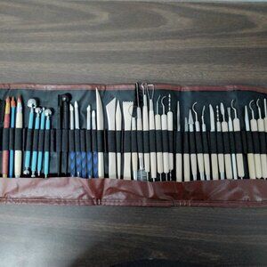 CLAY, POTTERY, & CERAMICS 40 PC TOOL SET